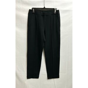 J.Crew Womens Black Pull On Straight Leg Tailored Knit Pants BA559 Size PS NWT
